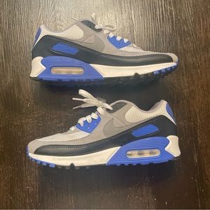 men’s nike air max 90 ‘hyper royal’ sneakers